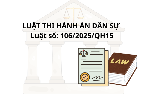 LUẬT THI HÀNH ÁN DÂN SỰ - Luật số: 106/2025/QH15