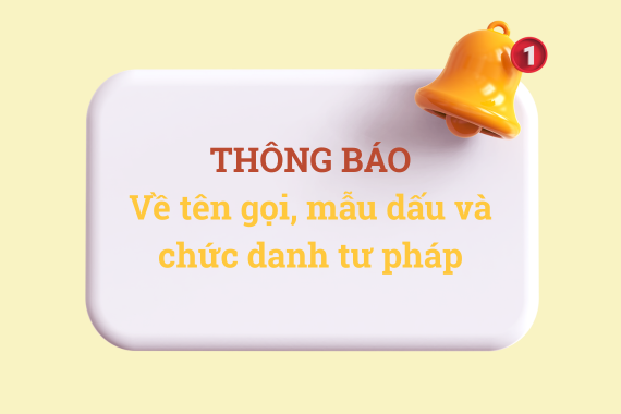 Văn phòng Thi hành án dân sự Sài Gòn thông báo về tên gọi, mẫu dấu và chức danh tư pháp