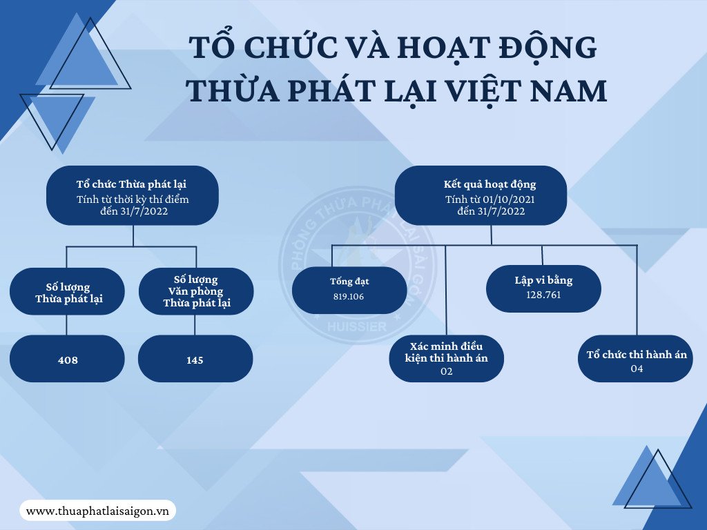 Sơ đồ Tổ chức và hoạt động của Thừa phát lại Việt Nam